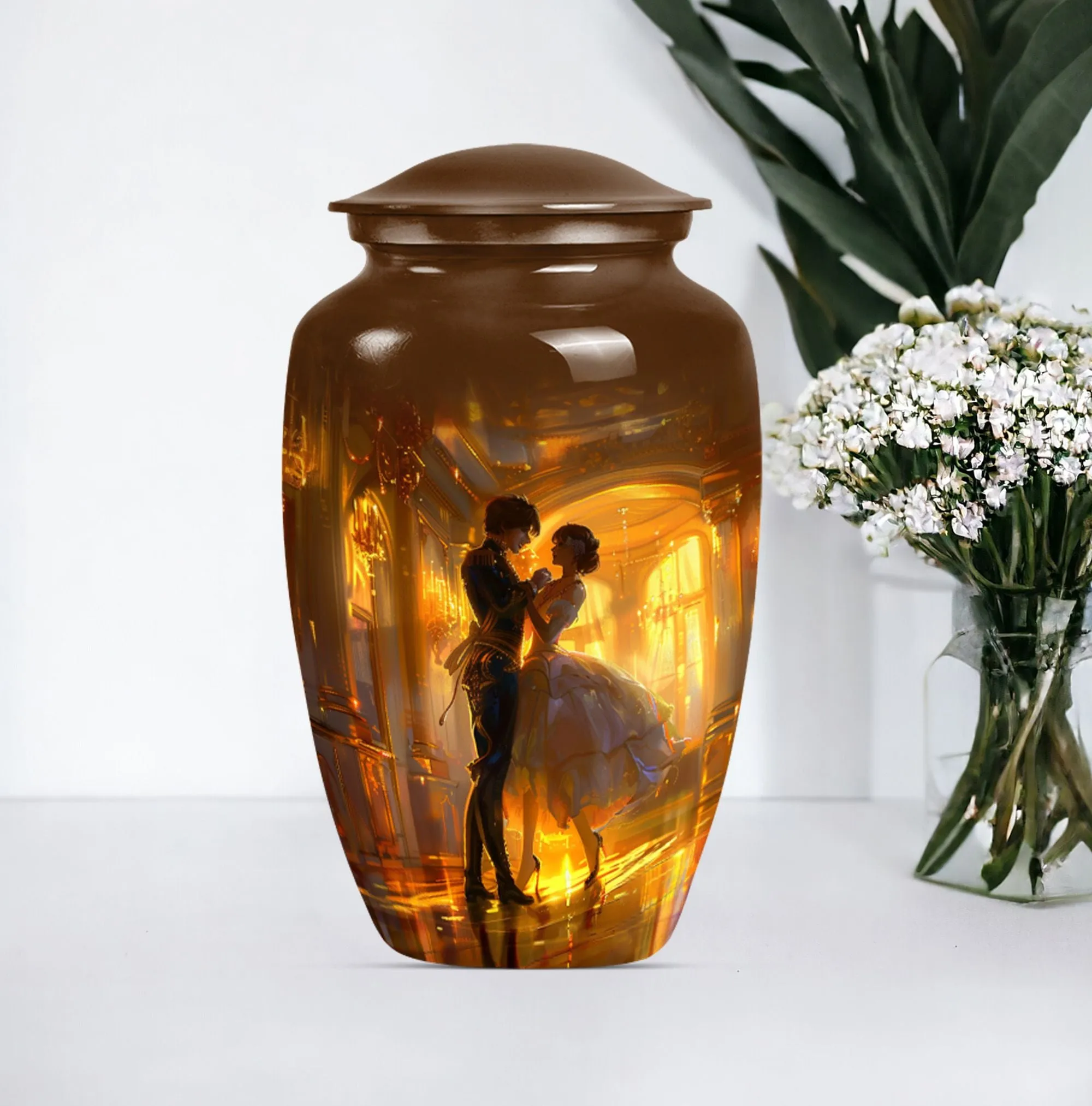 Dancing Peace: Large Burial Cremation Celebrating Eternal Peace