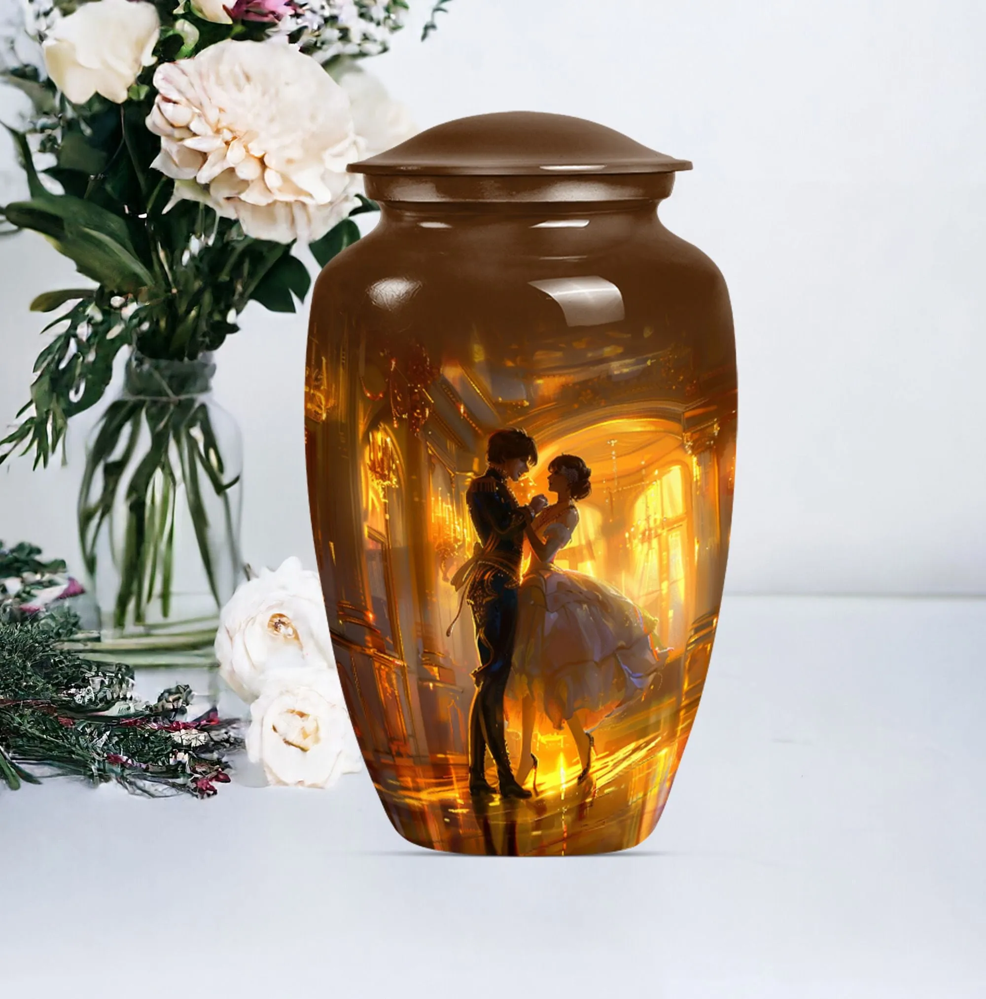 Dancing Peace: Large Burial Cremation Celebrating Eternal Peace