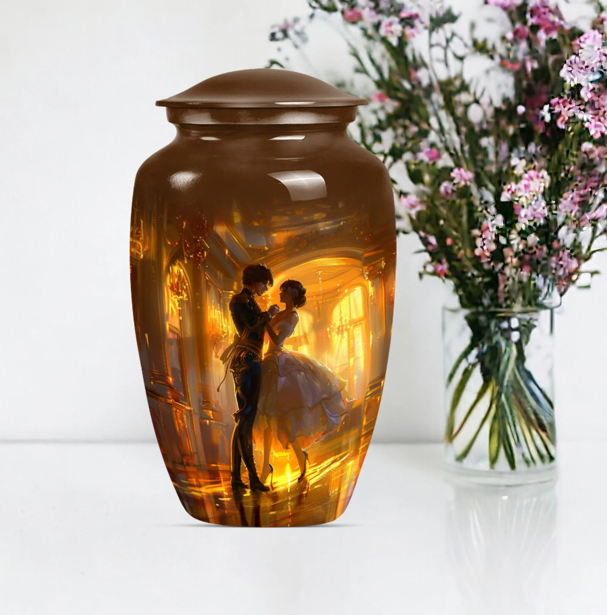 Dancing Peace: Large Burial Cremation Celebrating Eternal Peace