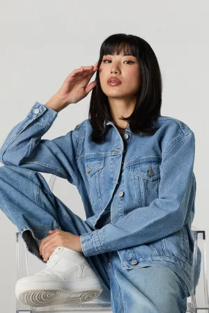 Denim Boyfriend Trucker Jacket
