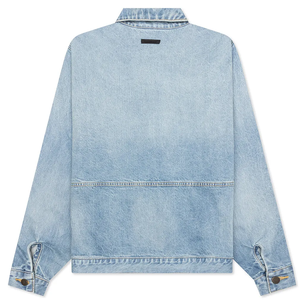 Denim Trucker Jacket - Vintage Blue