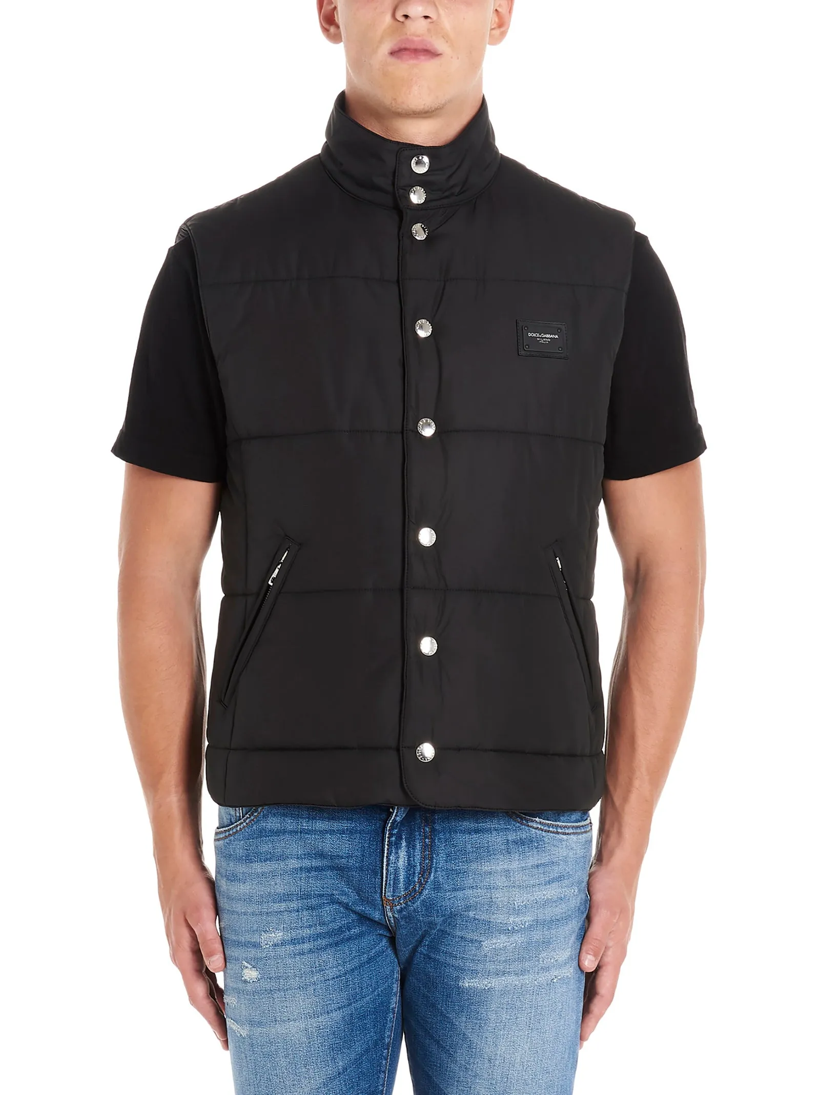 Dolce & Gabbana Logo Padded Gilet
