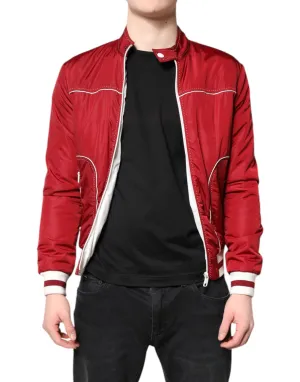 Dolce & Gabbana  Nylon Full Zip Men Bomber Men's Jacket