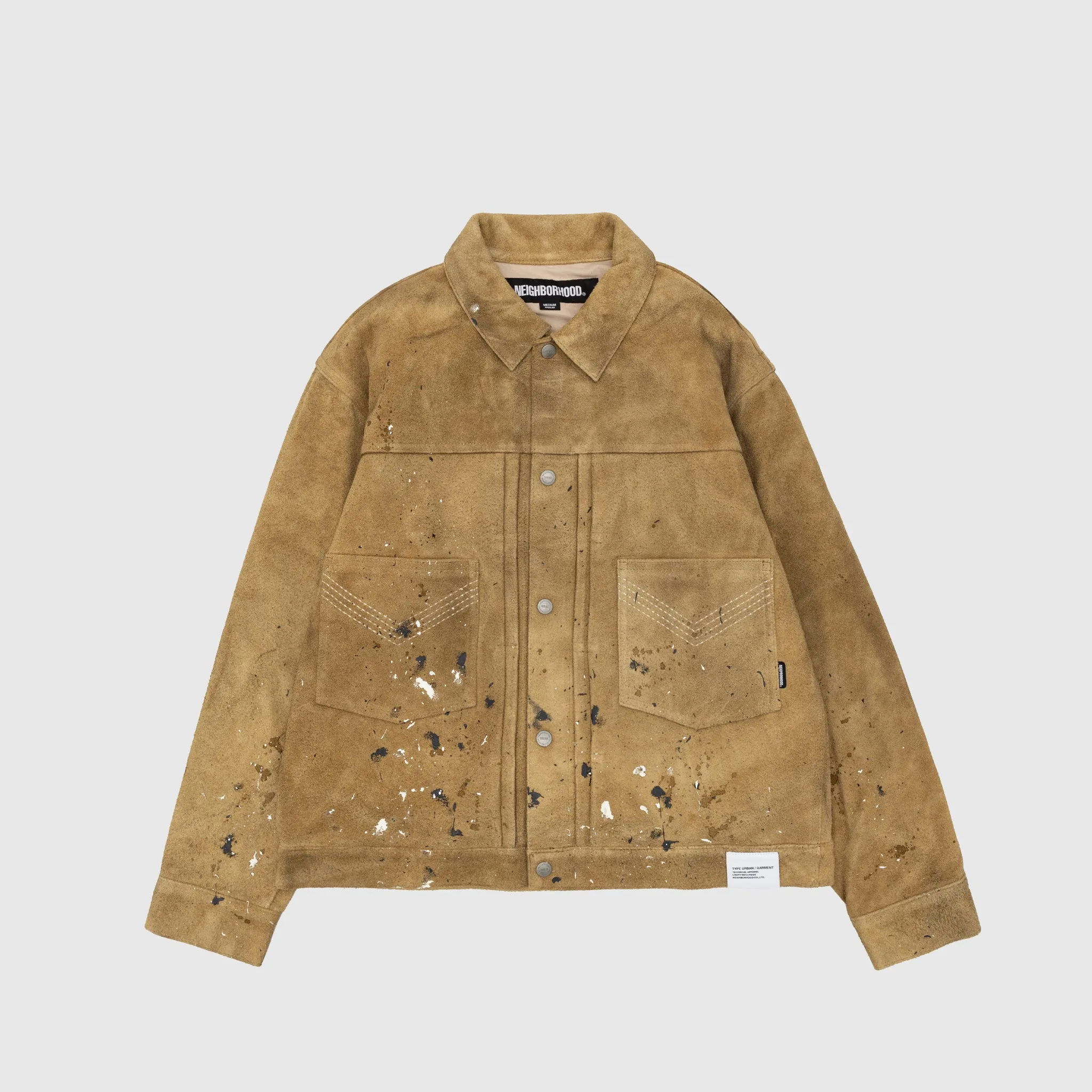 DRIP SUEDE JACKET