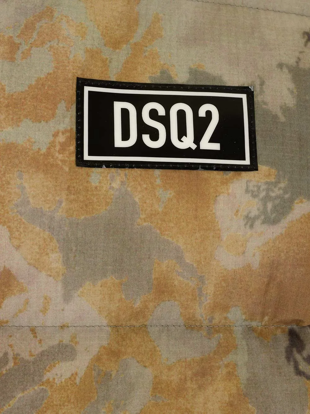 Dsquared2 Camouflage Printed Puffer Jacket