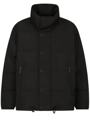 Dsquared2 Logo Printed Drawstring Puffer Jacket