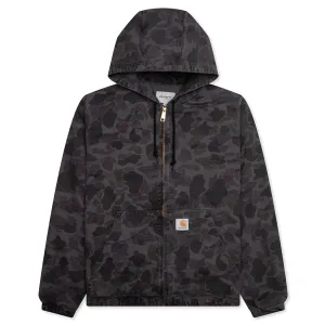 Duck Active Jacket Garment Dyed - Camo Duck Green/Graphite