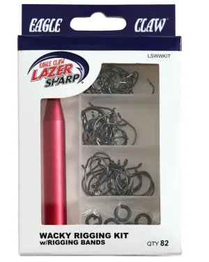 Eagle Claw Lazer Sharp Wacky Worm Kit W/ Rigging Bands