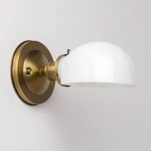 Edison (Opal) | Flush Sconce
