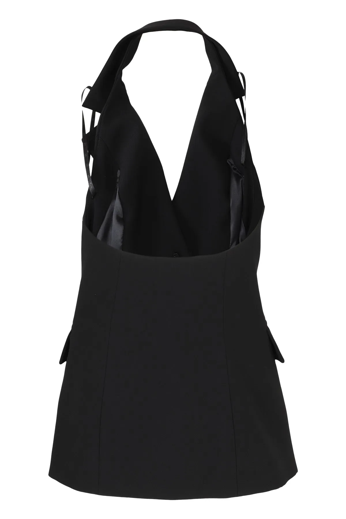 Elisabetta Franchi Halter-Neck Buttoned Waistcoat