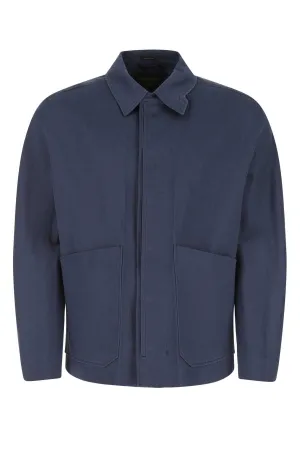 Ermenegildo Zegna Buttoned Long-Sleeved Shirt Jacket
