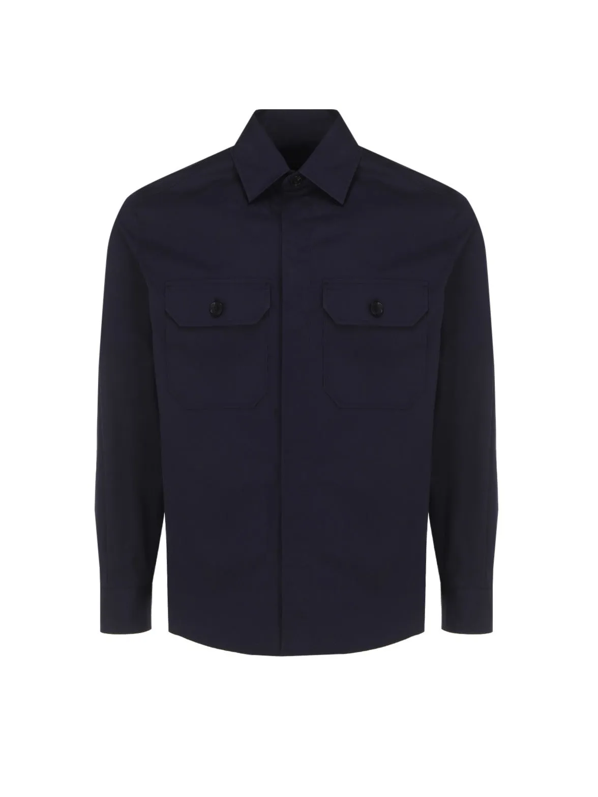 Ermenegildo Zegna Long-Sleeved Overshirt
