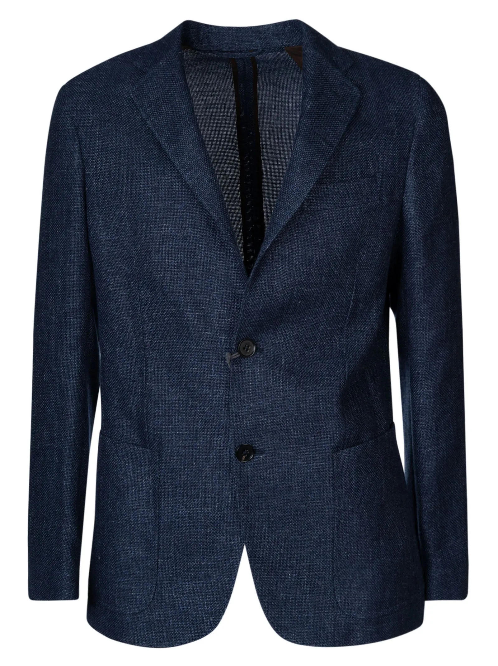 Ermenegildo Zegna Single-Breasted Long-Sleeved Blazer