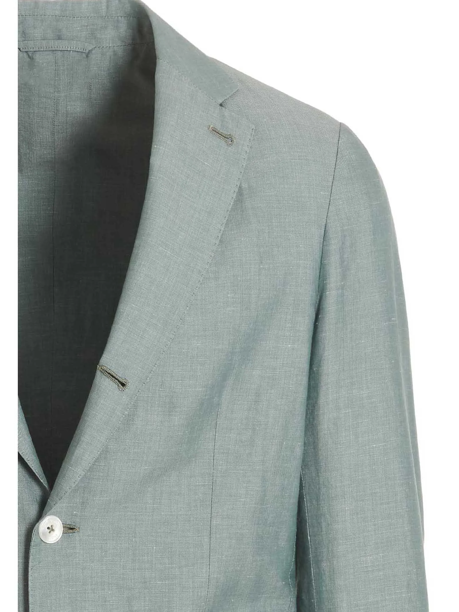 Ermenegildo Zegna Single-Breasted Long-Sleeved Blazer