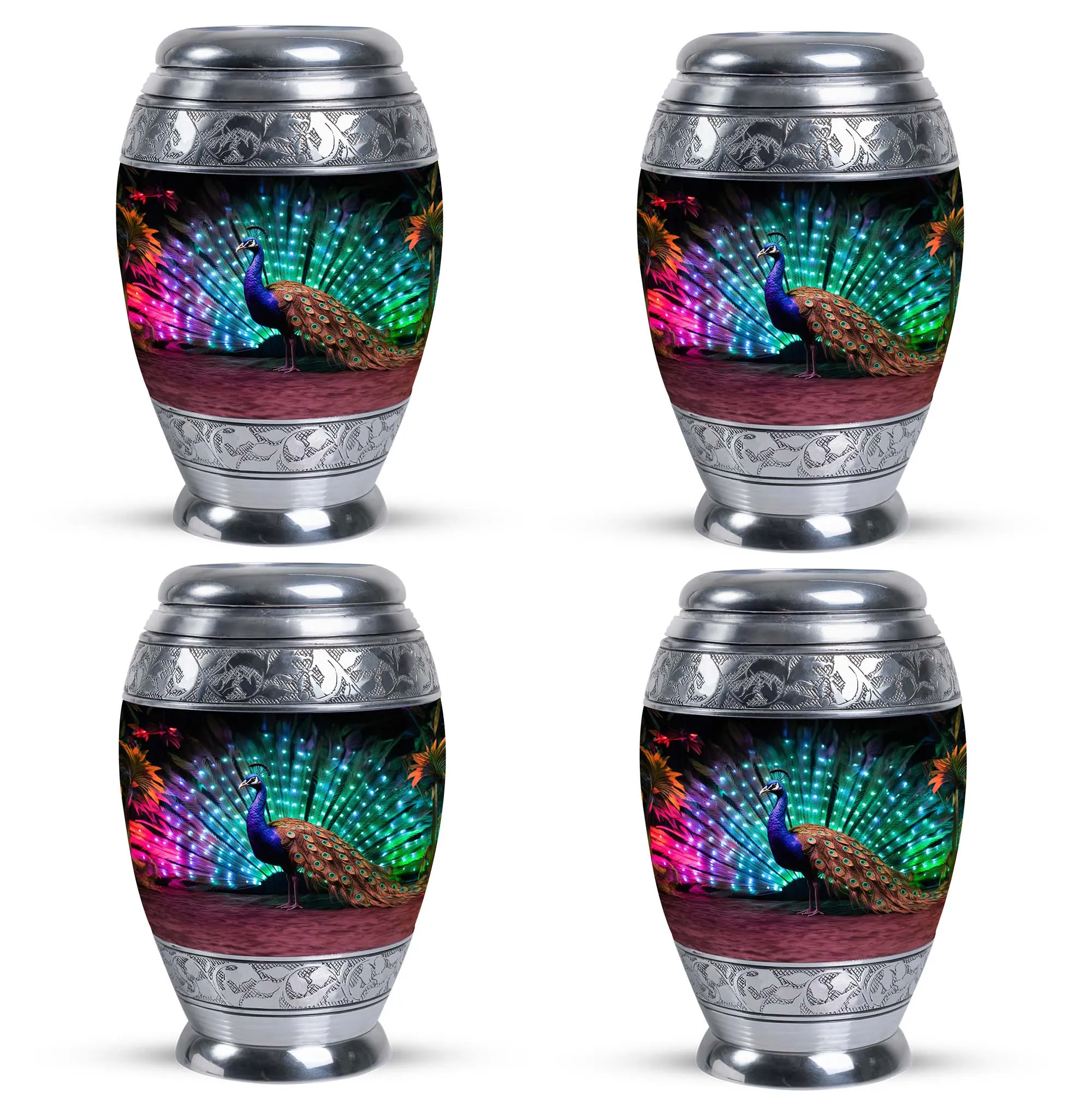 Eternal Rest - Peacock Cremation Urn for Cherished Memories