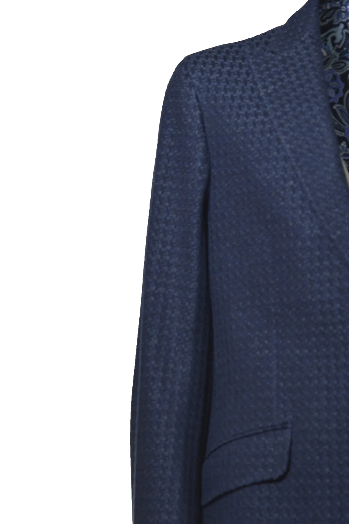 Etro Checked Single Breasted Blazer