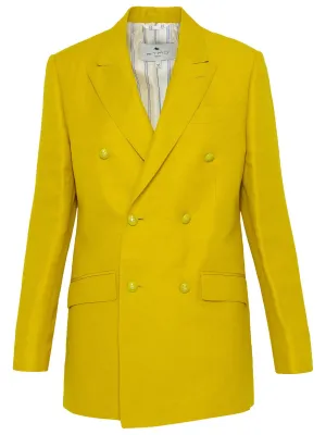 Etro Double-Breasted Long-Sleeved Blazer