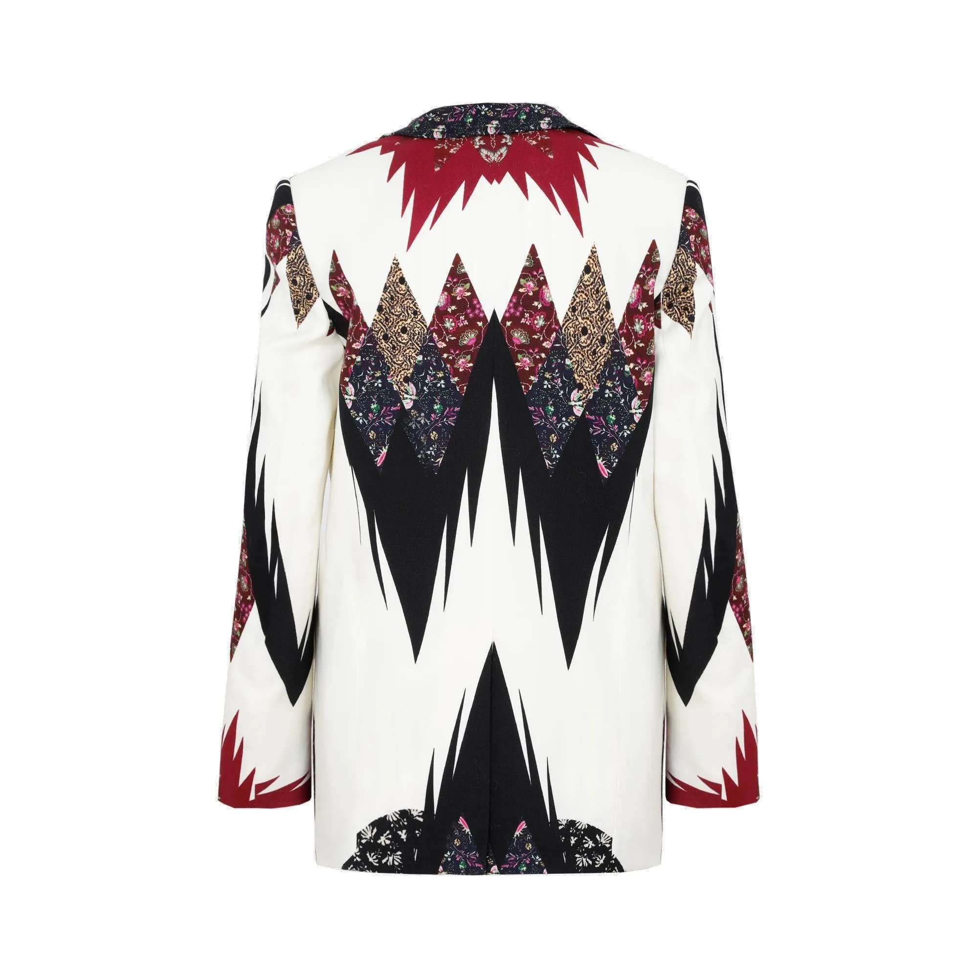 Etro Geometric Printed Long-Sleeved Blazer