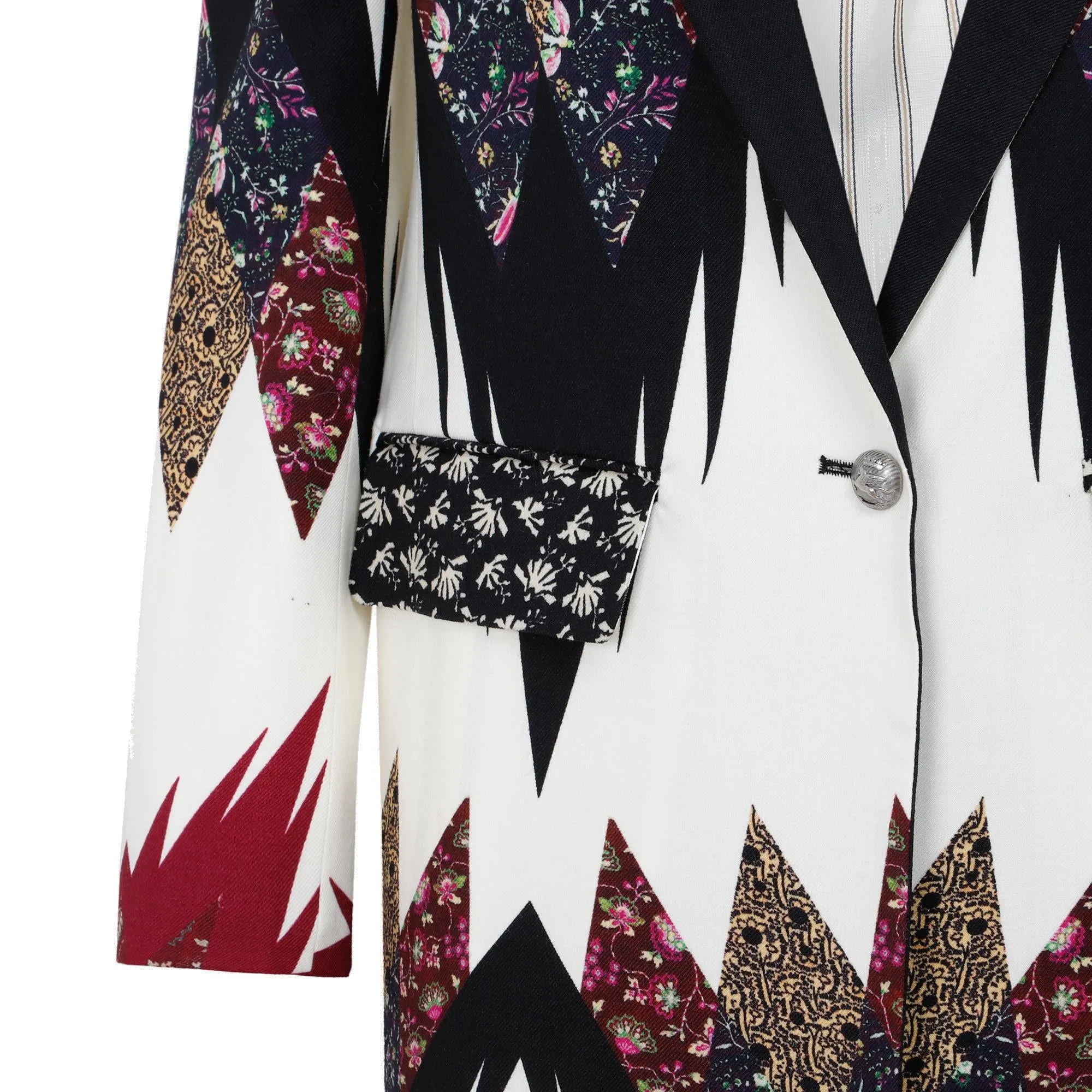 Etro Geometric Printed Long-Sleeved Blazer