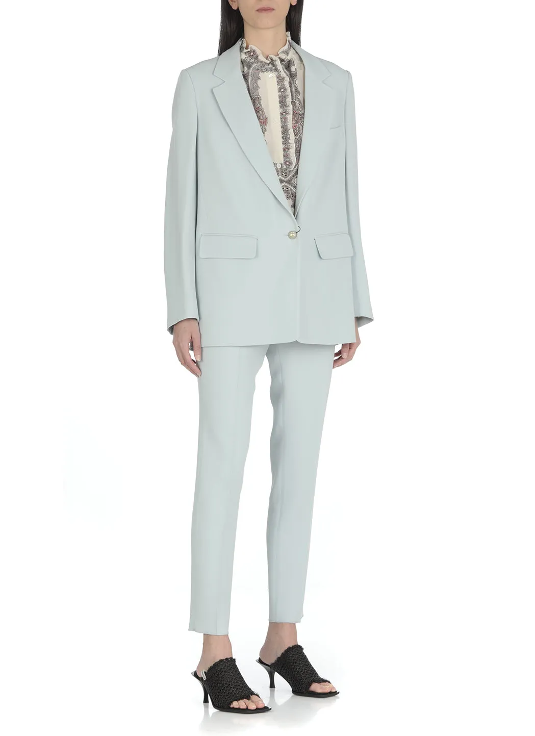 Etro Single-Breasted Long-Sleeved Blazer