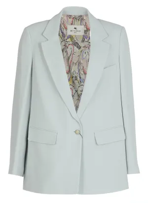 Etro Single-Breasted Long-Sleeved Blazer