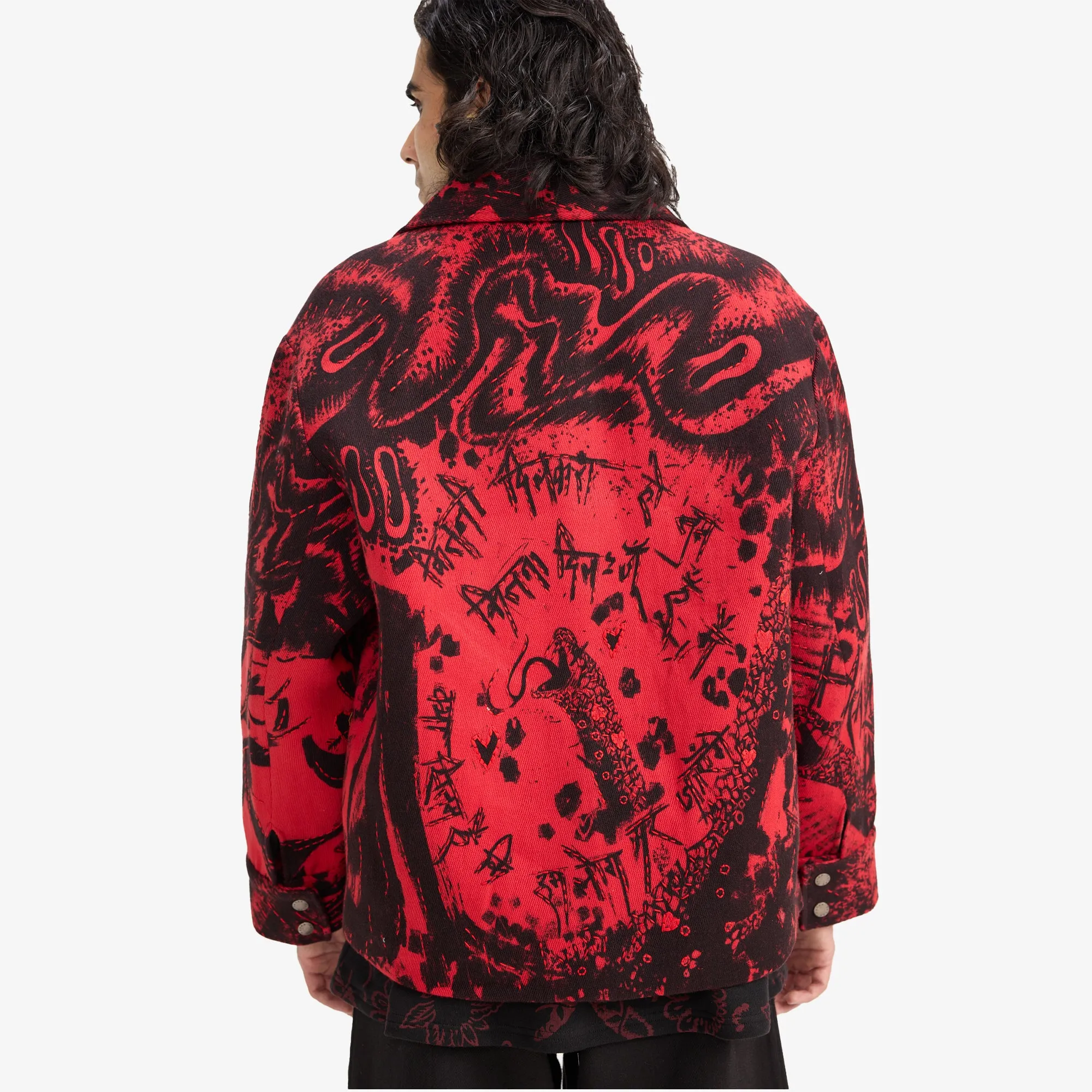 F A R A K | OBSESSION HANDMADE JACKET { BLACK/RED