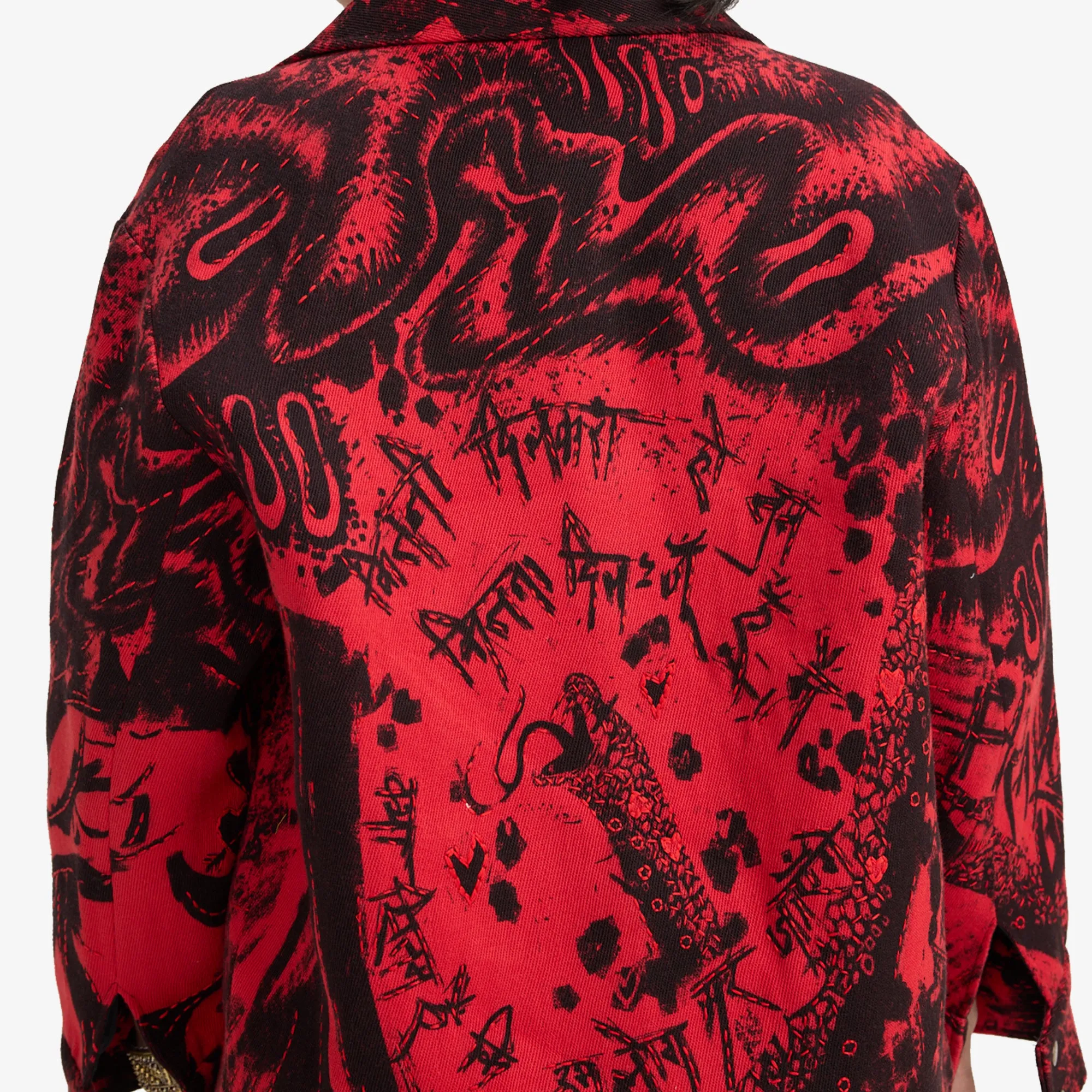 F A R A K | OBSESSION HANDMADE JACKET { BLACK/RED