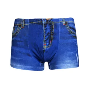 Faux Denim Boxer Briefs