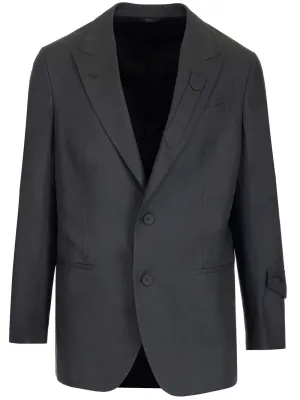 Fendi Single Breasted Long-Sleeved Blazer