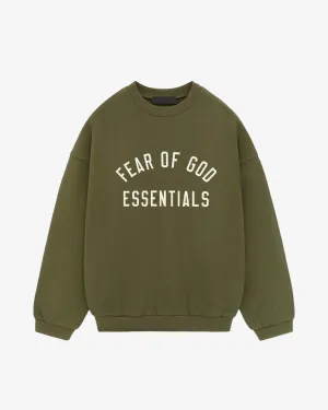 Fleece Crewneck Military