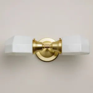 Fowler (Opal) | 2 Shade Sconce