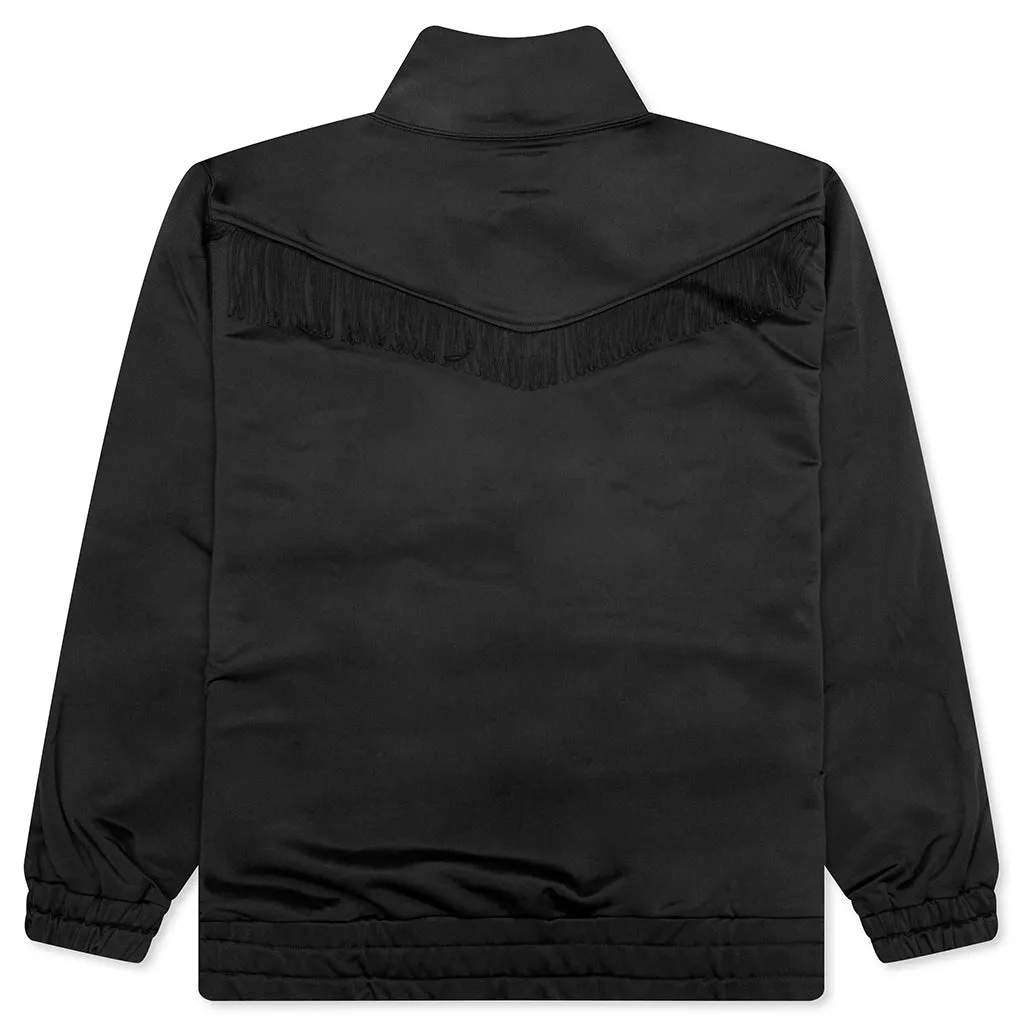 Fringe Track Jacket - Black