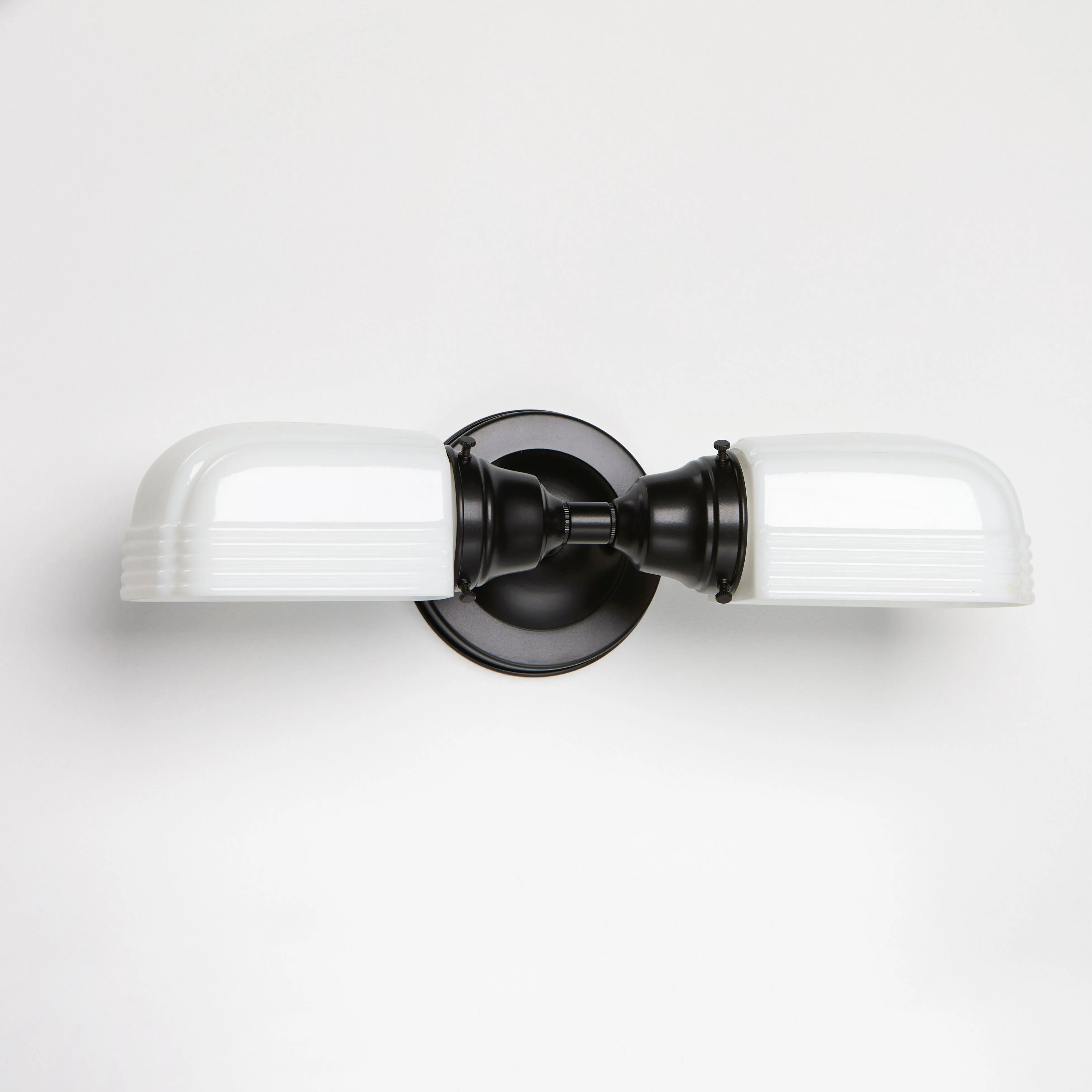 Fulton (Opal) | 2 Shade Sconce