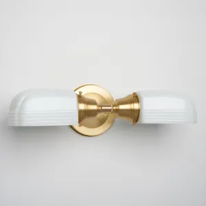 Fulton (Opal) | 2 Shade Sconce