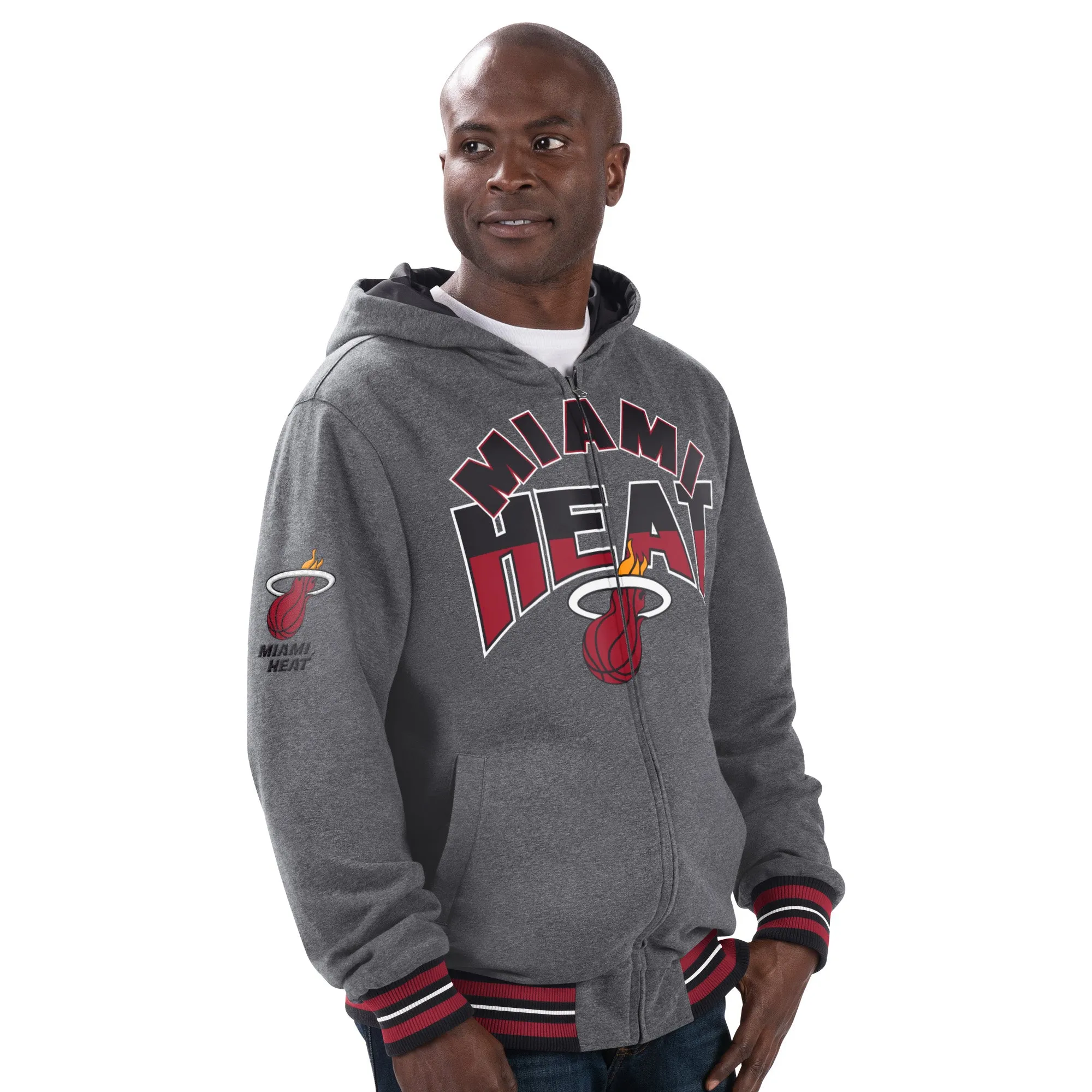 G-III Miami HEAT Reversible Starter Jacket