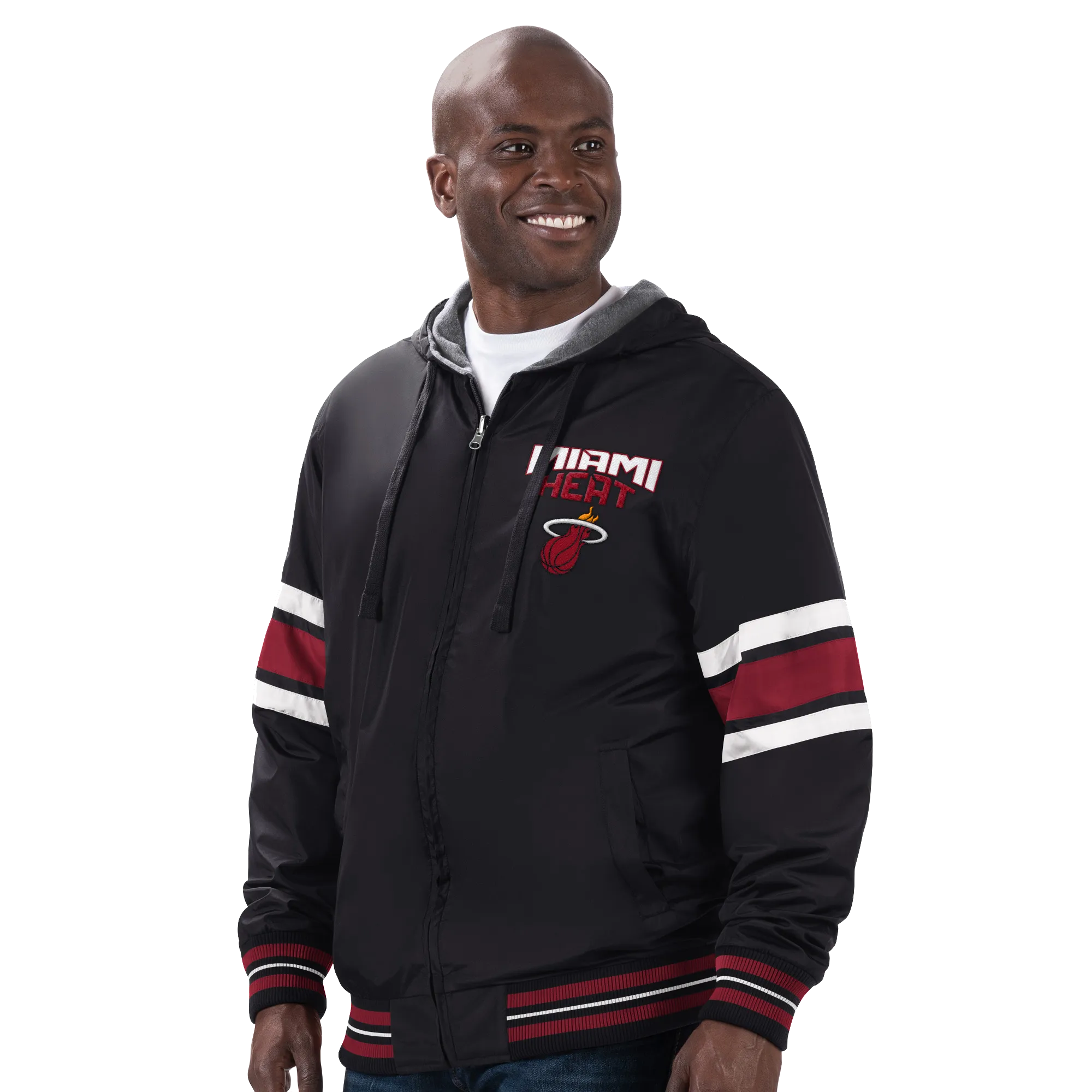 G-III Miami HEAT Reversible Starter Jacket