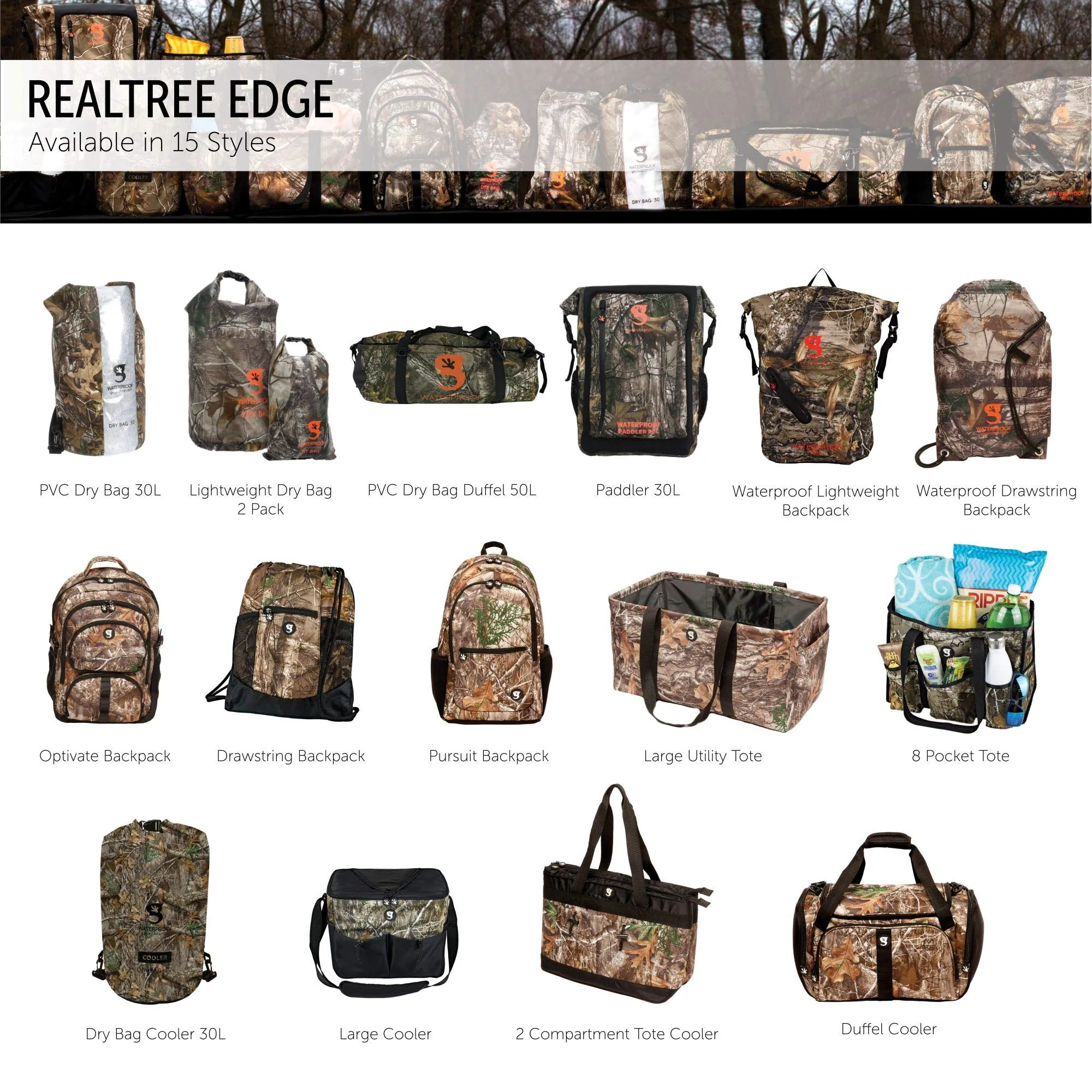 Geckobrands Waterproof Lightweight Backpack