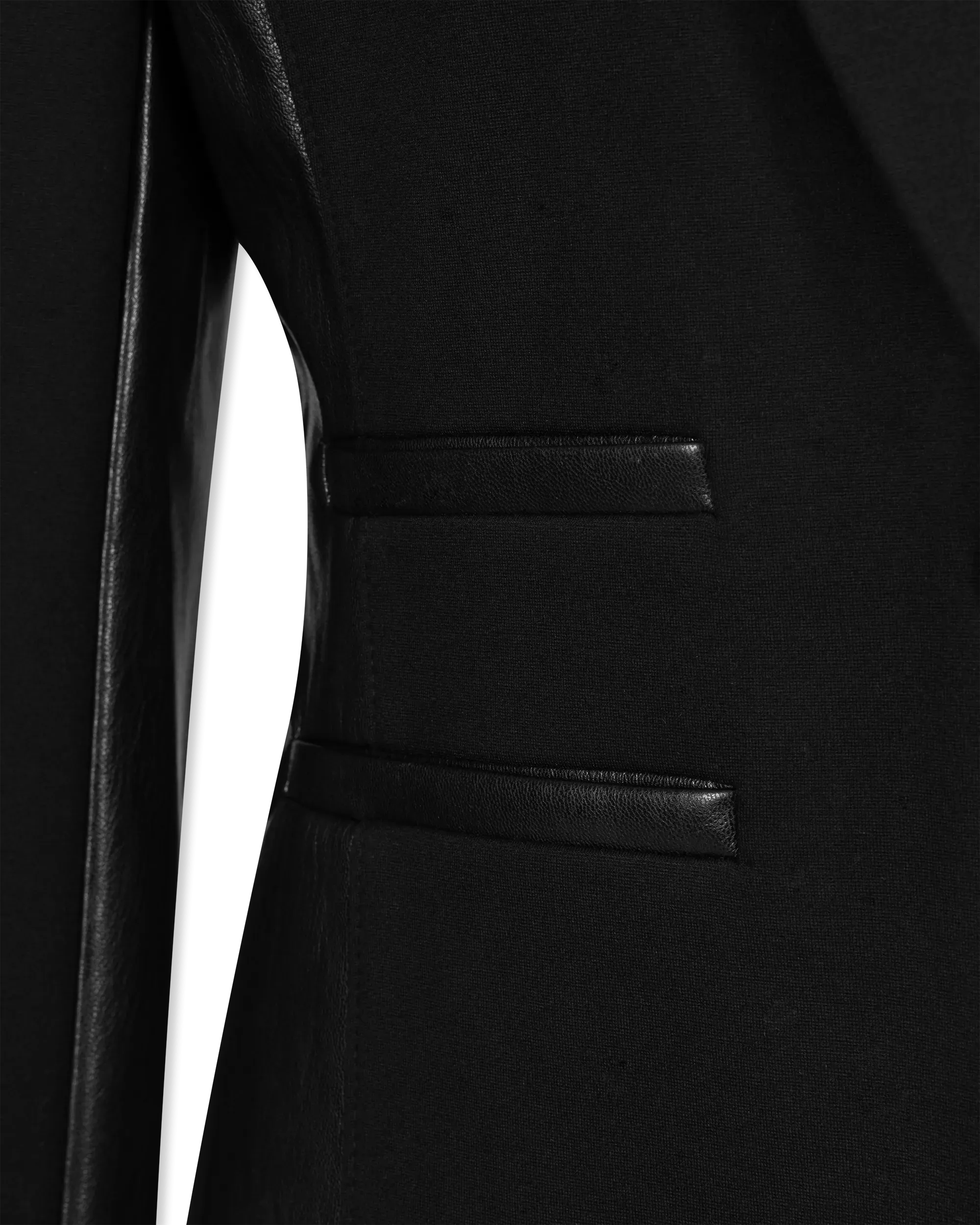 Generation Love Gayle Vegan Leather Ponto Combo Blazer