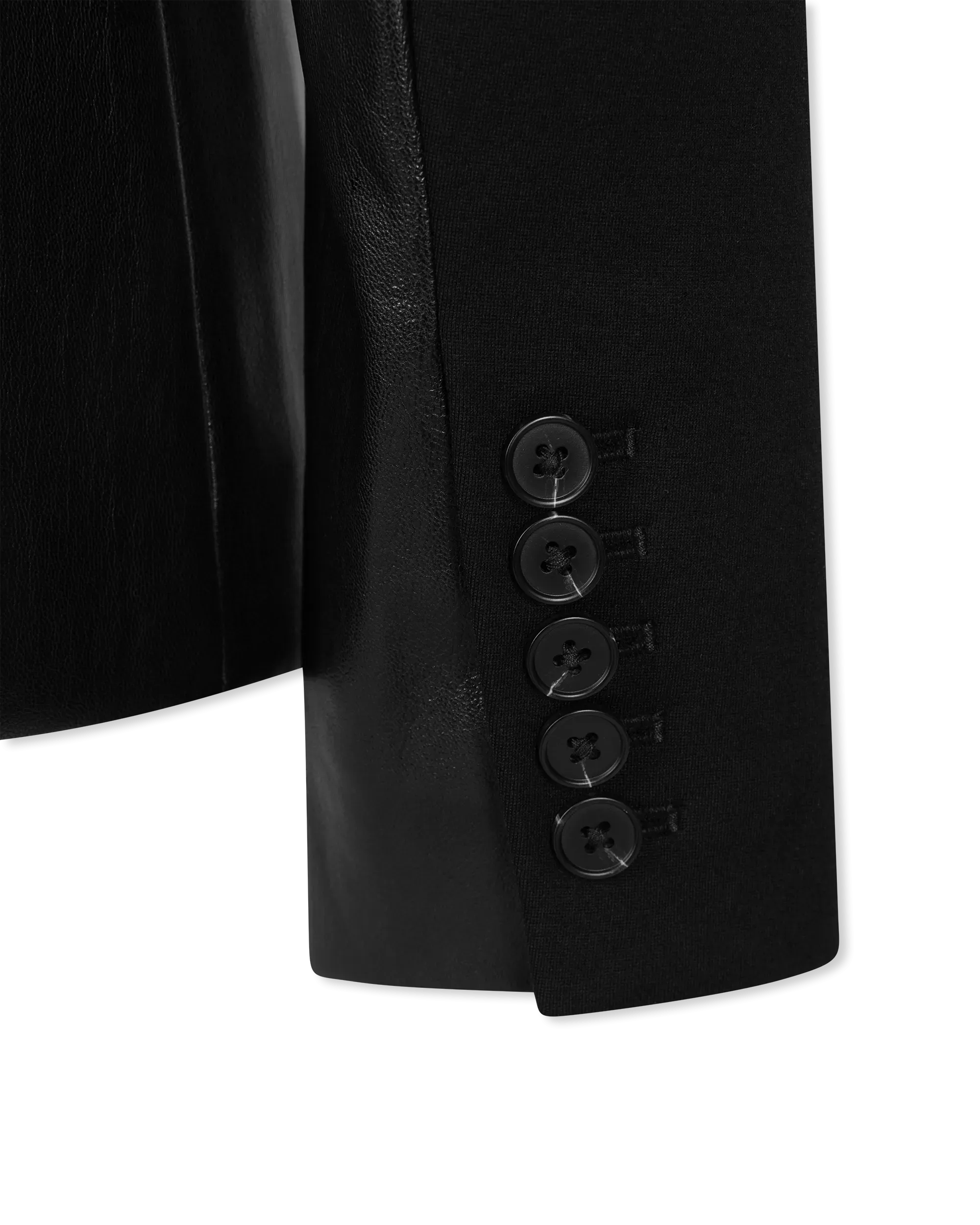 Generation Love Gayle Vegan Leather Ponto Combo Blazer