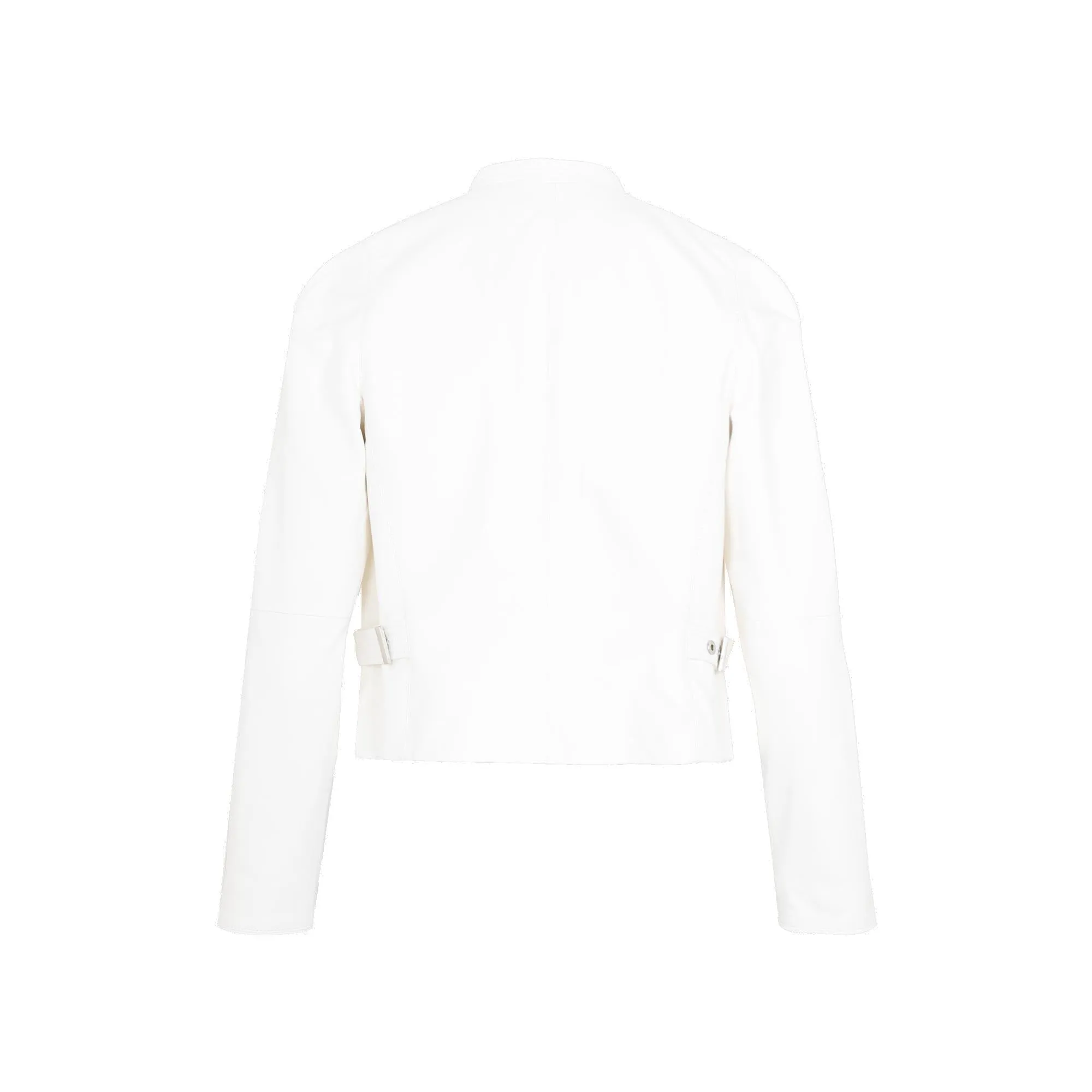 Giorgio Armani Band-Collar Long-Sleeved Cropped Jacket