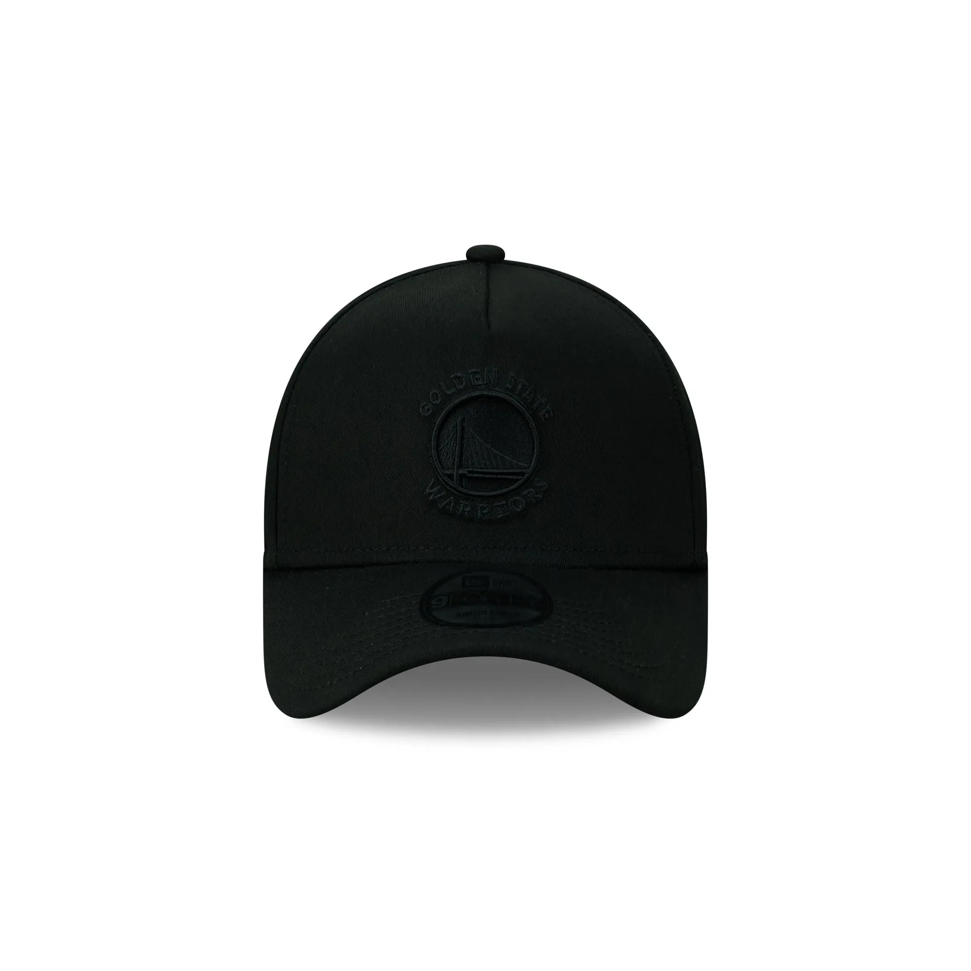Golden State Warriors NBA Essentials Black on Black 9FORTY A-Frame Snapback
