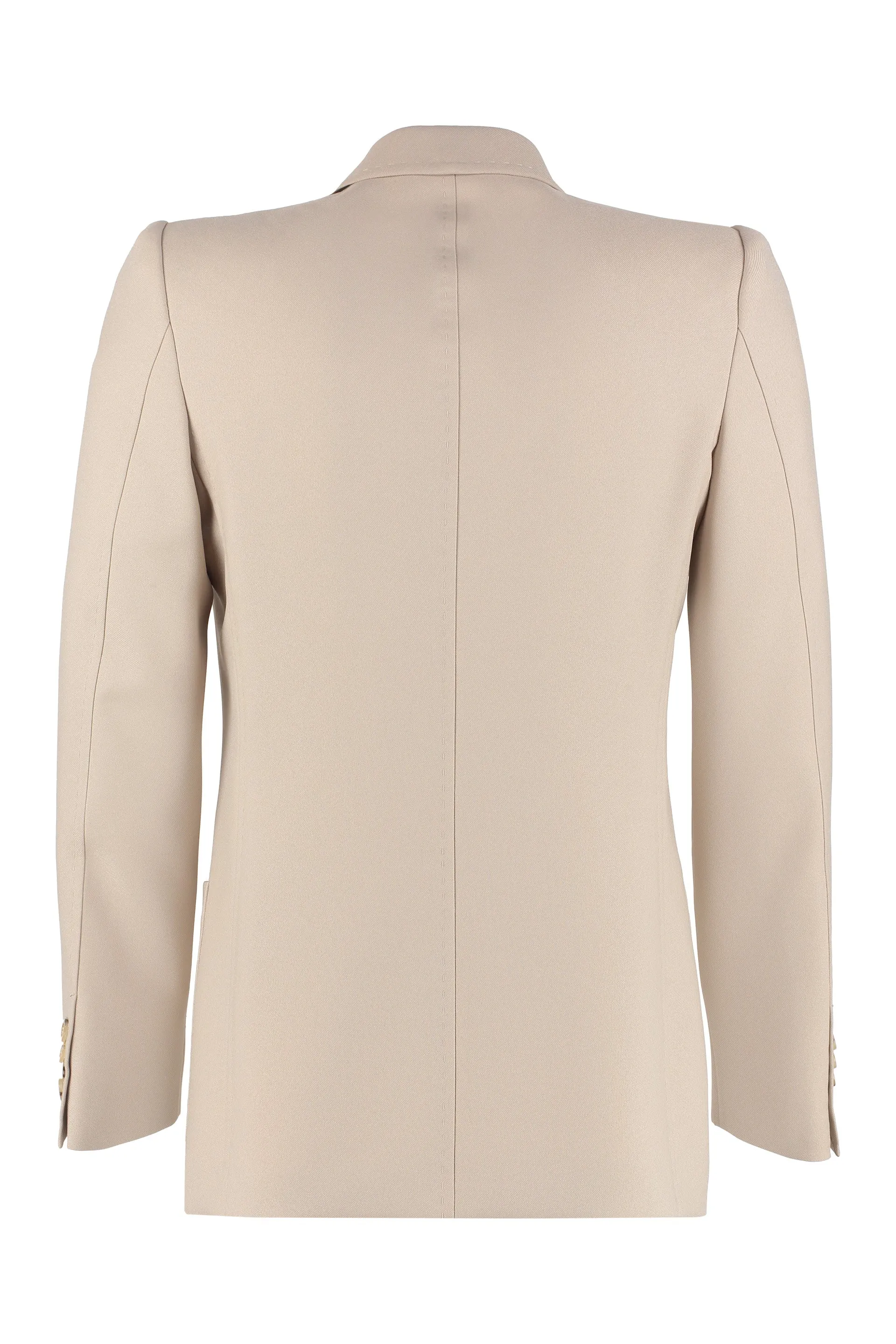 Gucci Logo Patch Double-Breasted Blazer