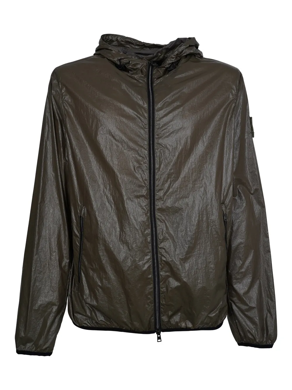 Herno High-Shine Zipped Jacket