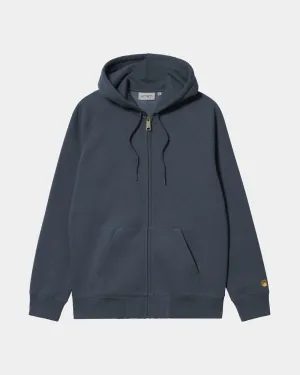 Hooded Chase Jacket | Dusky Blue