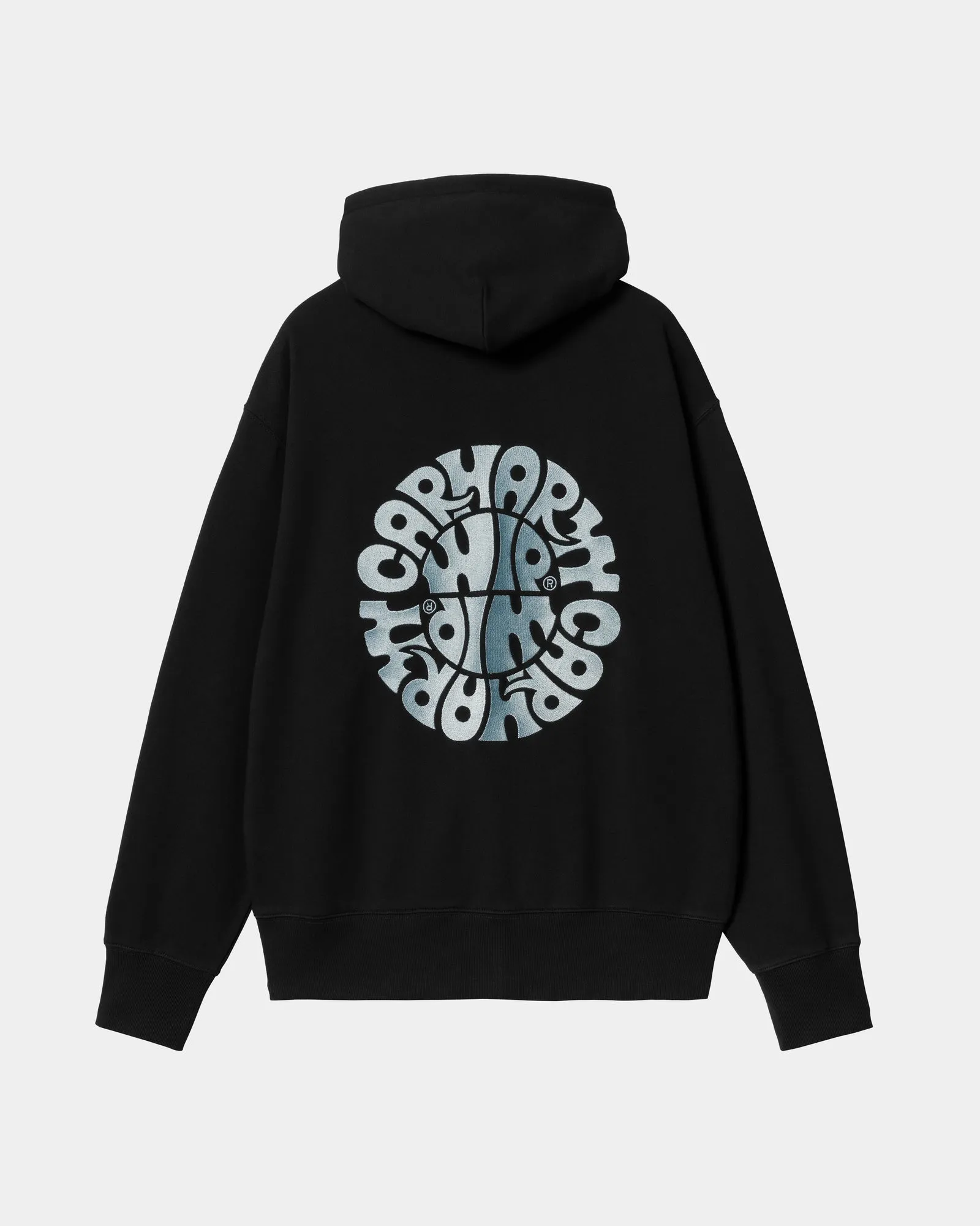 Hooded Jazzy Sweat Jacket | Black / Air Sky