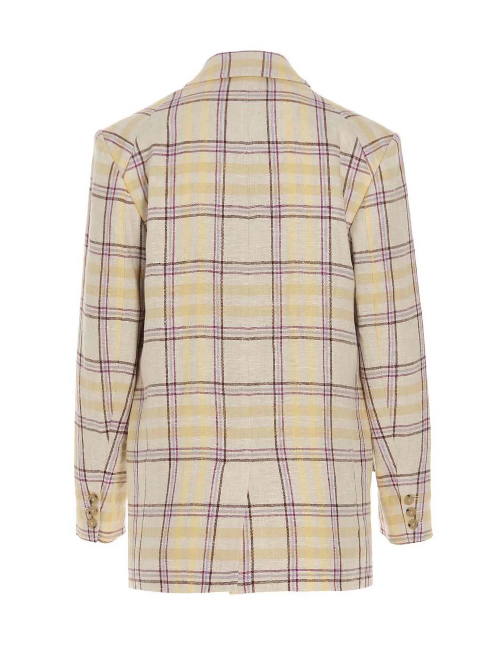 Isabel Marant Étoile Check Printed Buttoned Blazer