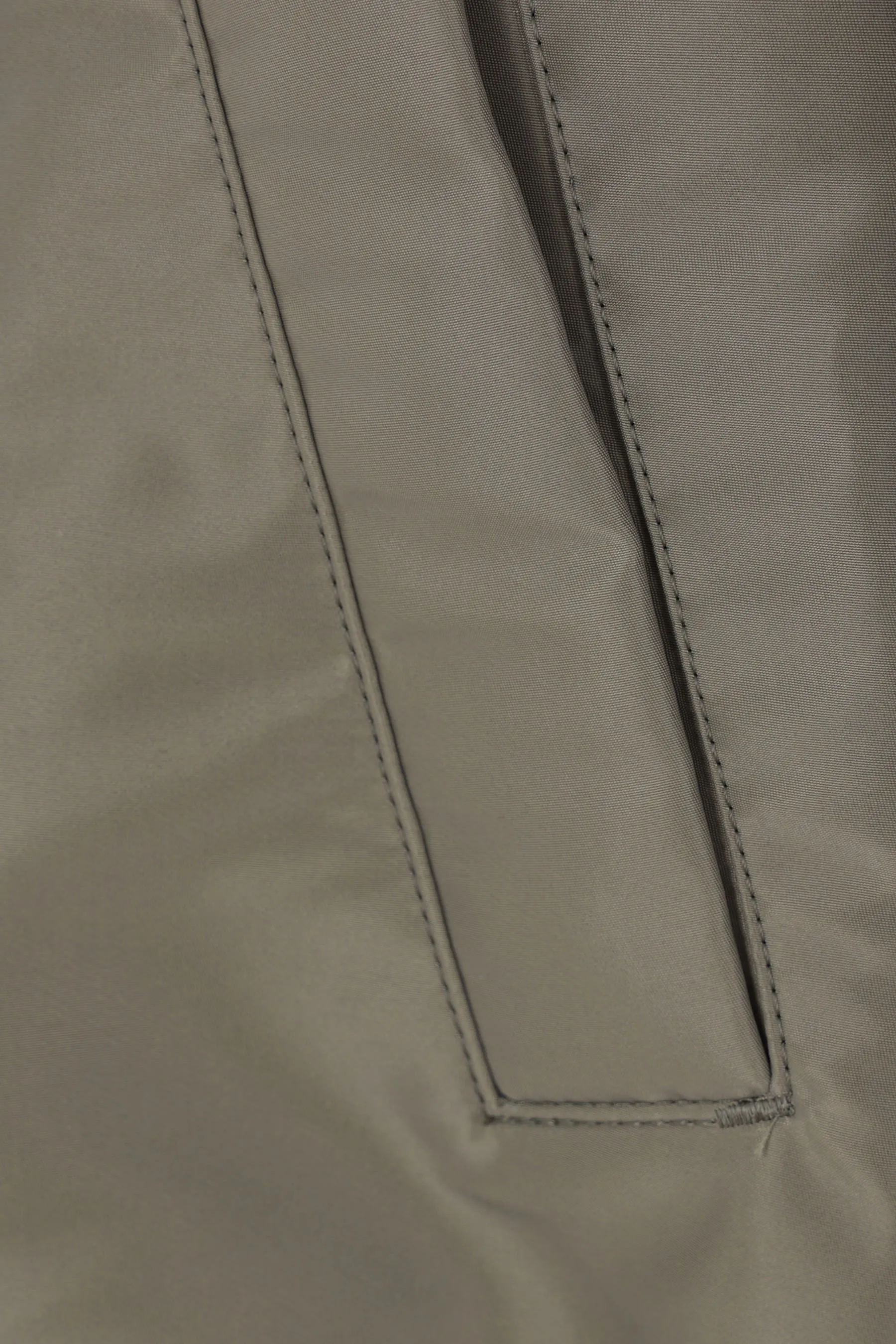 jersey and twill full-zip hoodie