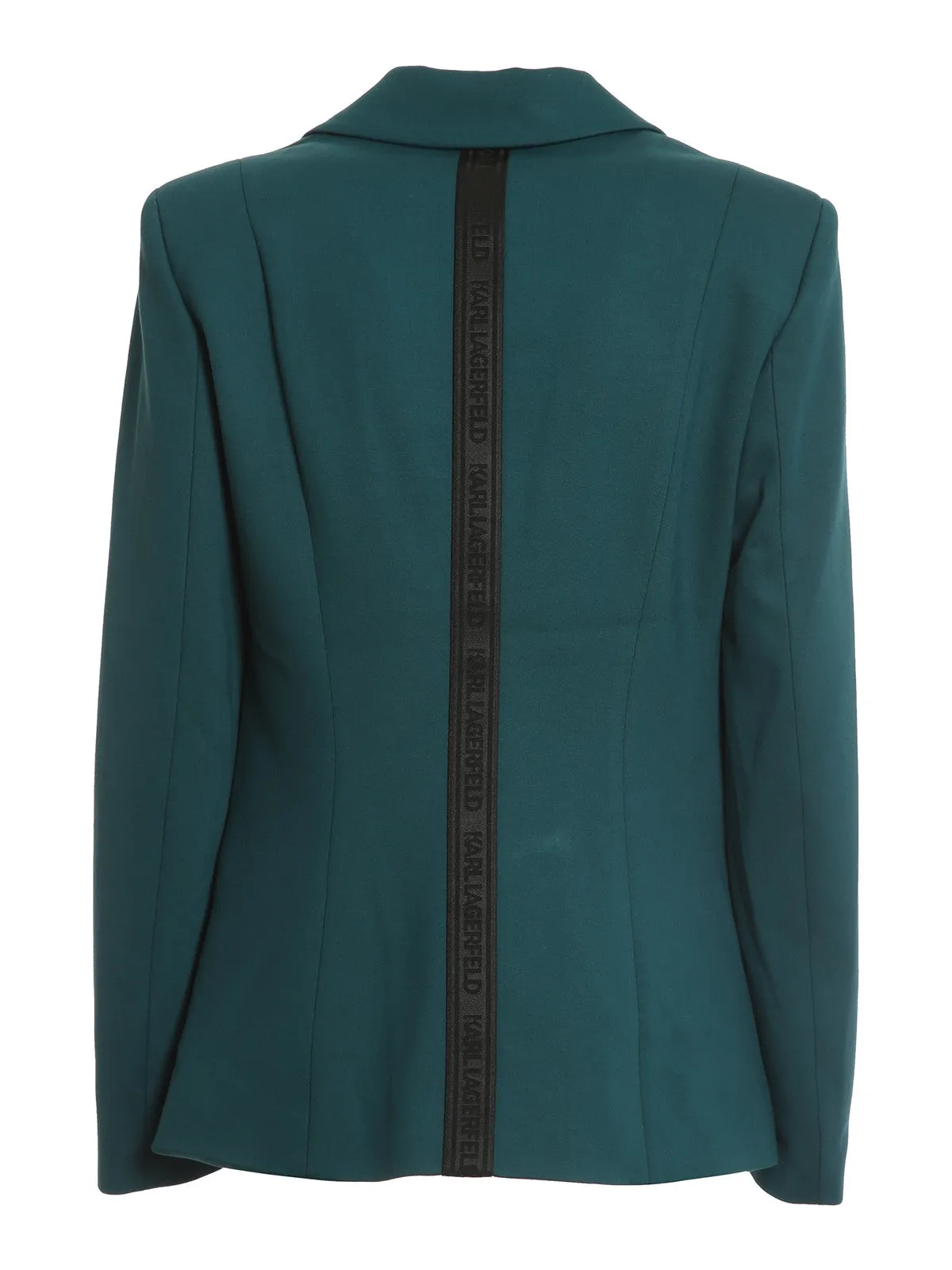 Karl Lagerfeld Single-Breasted Tailored Blazer