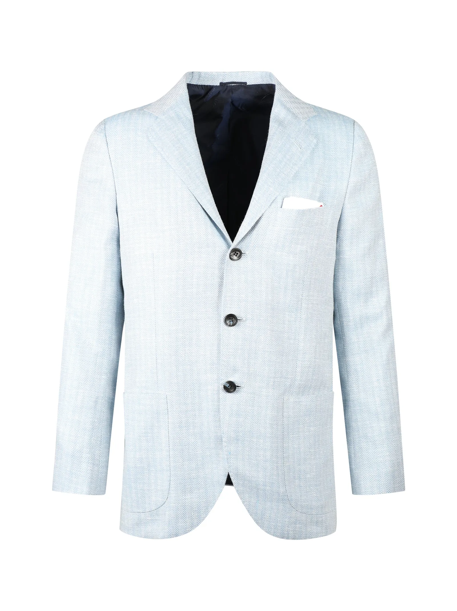 Kiton Single-Breasted Long-Sleeved Blazer