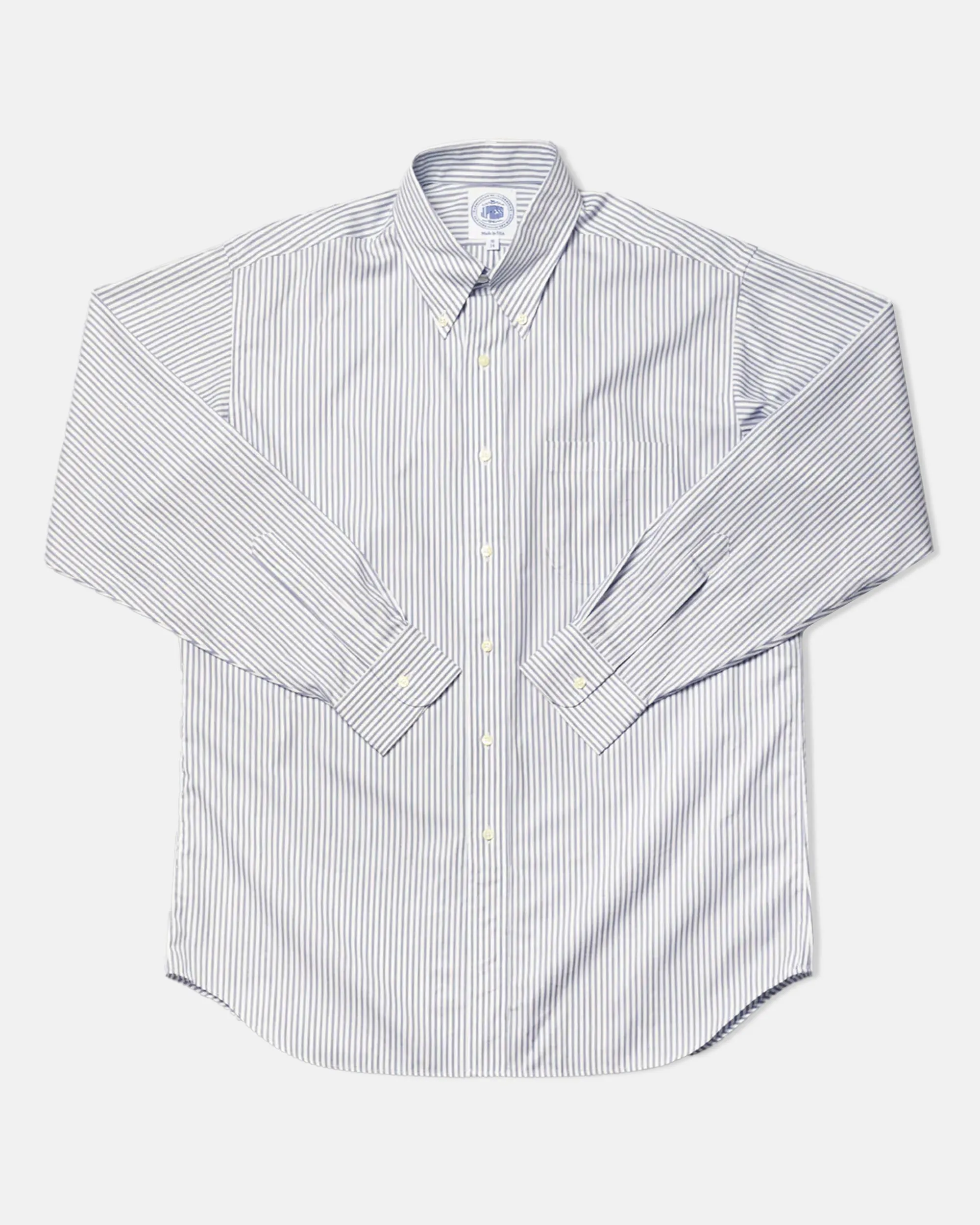 LIGHT BLUE BENGAL STRIPE DRESS SHIRT